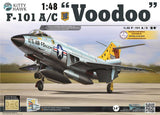 Kitty Hawk 1/48 F-101 A/C Voodoo Model Kit KH80115