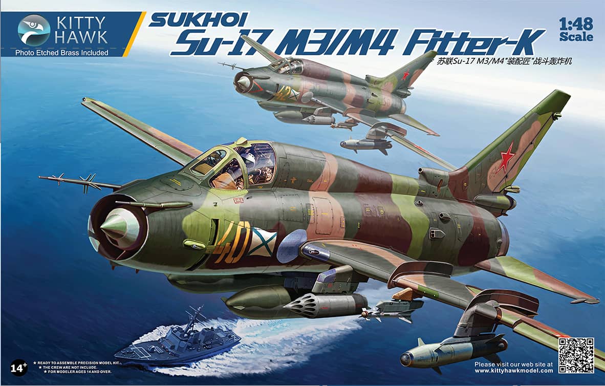 Kitty Hawk 1/48 Su-17M3/M4  Fitter D Model Kit