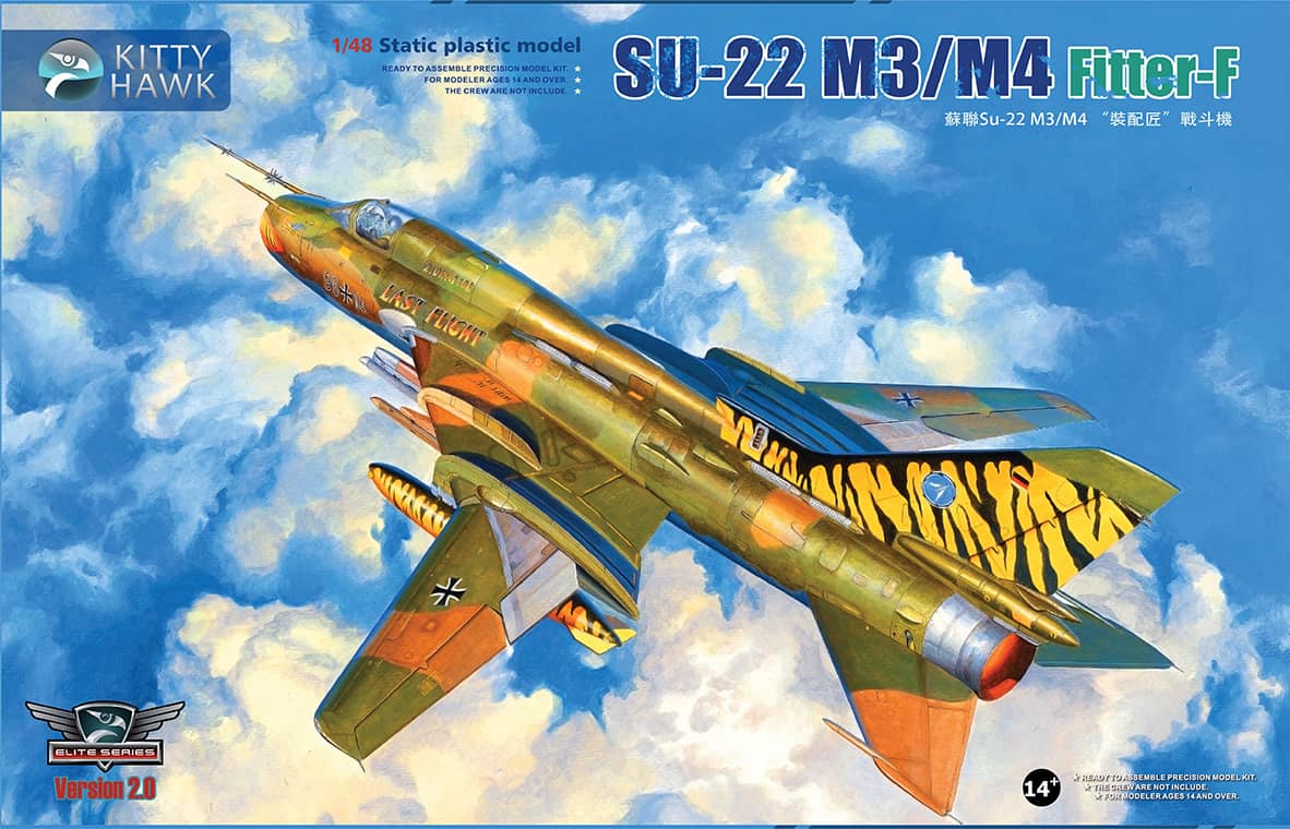 Kitty Hawk 1/48 Su-22  M3/M4 Fitter K Model Kit