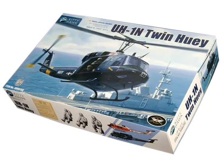 Kitty Hawk 1/48 UH-1N Twin Huey Model Kit KH80158