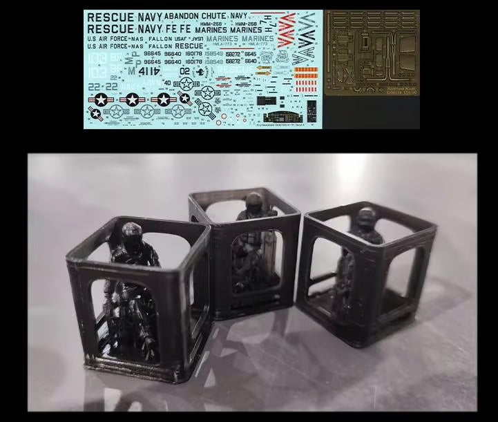 Kitty Hawk 1/48 UH-1N Twin Huey Model Kit KH80158