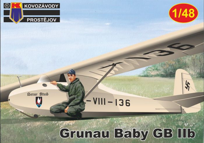 Kovozavody Prostejov 1/48 Grunau Baby IIb Kit 4813