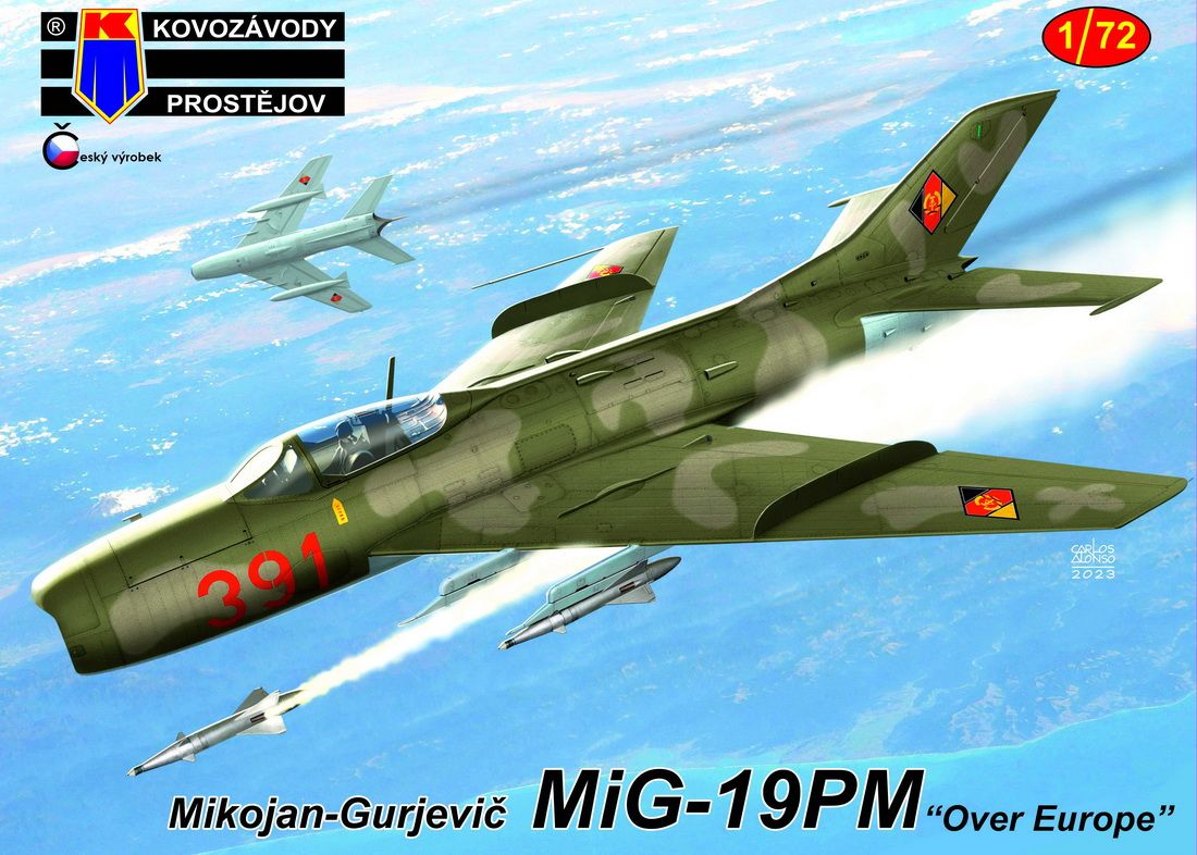 KPM 1/72 Mikoyan MiG-19PM Over Europe KPM0389