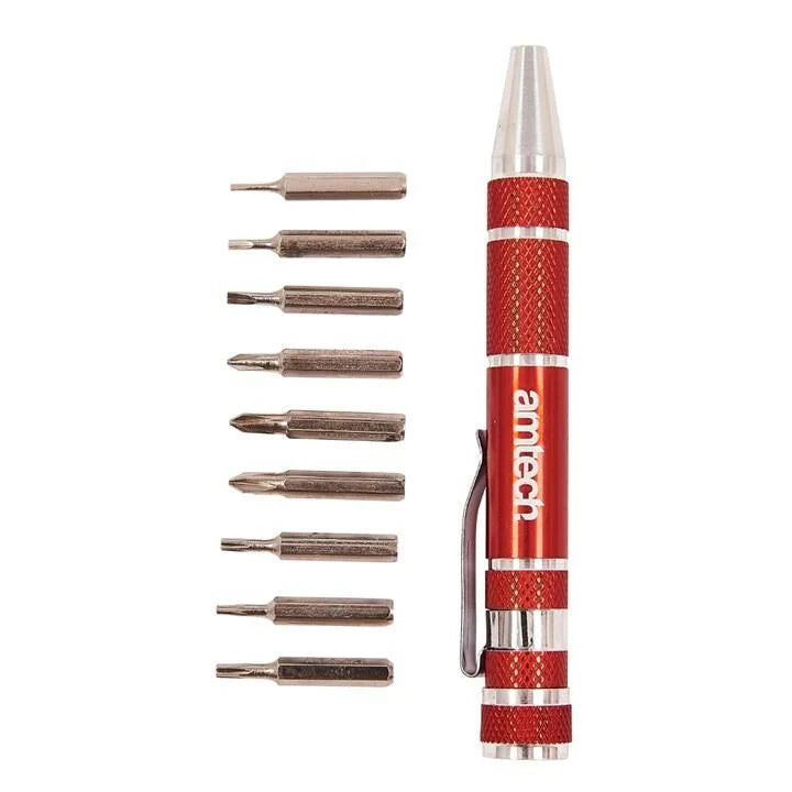 Amtech L0490 9-in-1 Screwdriver bit set