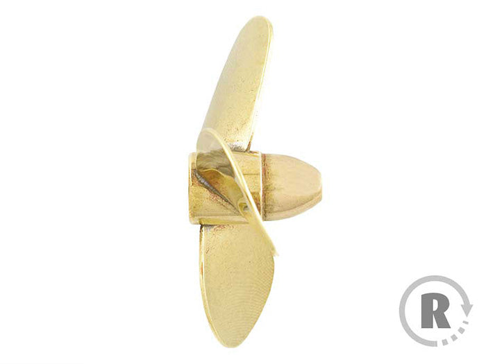 3 Blade Brass Propeller 25 RH M2
