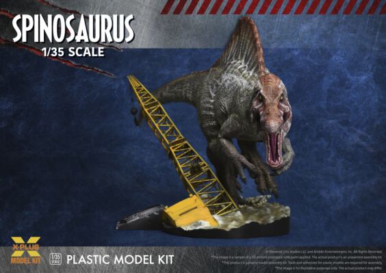 1/35 Scale Jurassic Park Ⅲ Spinosaurus Plastic Model Kit