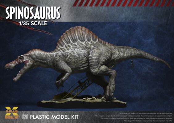 1/35 Scale Jurassic Park Ⅲ Spinosaurus Plastic Model Kit