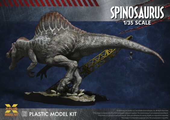 1/35 Scale Jurassic Park Ⅲ Spinosaurus Plastic Model Kit