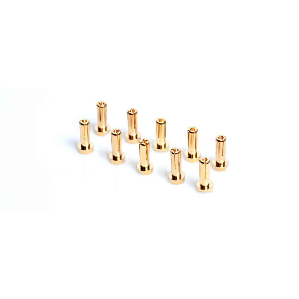 LRP Car 4mm Gold Connectors - Works Team - 10pk (14mm) LRP65950