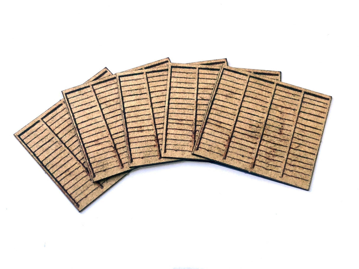 Scale Model Scenery LX155-OO Pre-Cut 6FT Fence Panels OO/4mm/1:76