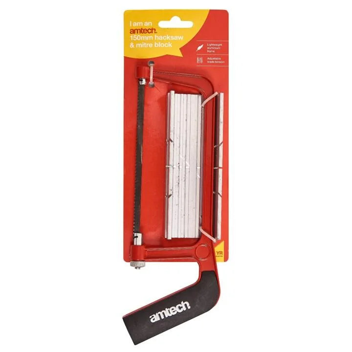 Amtech M0950 150mm (6 Inch) Hacksaw and mitre block