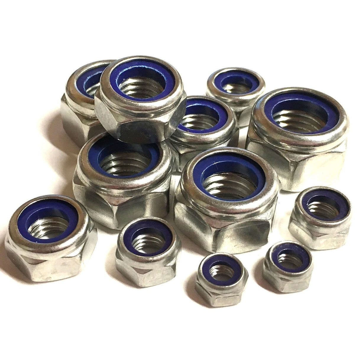 QUICKUK M4NLN M4 NYLOC LOCK NUTS (pack of 10) (Box 7)