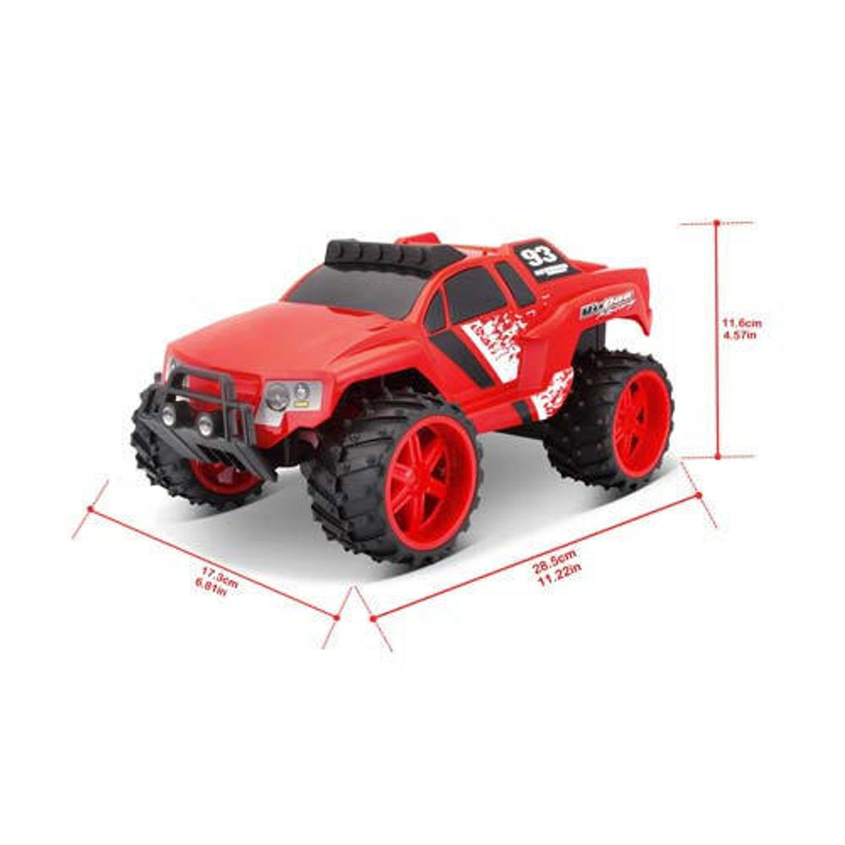 Maisto Tech R/C Offroad Vudoo 2.4ghz (Red)