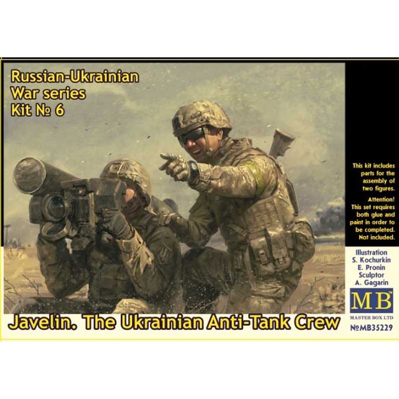 Master Box 1/35 Ukrainian Anti-Tank Crew with Javelin (2 Figures) MAS35229