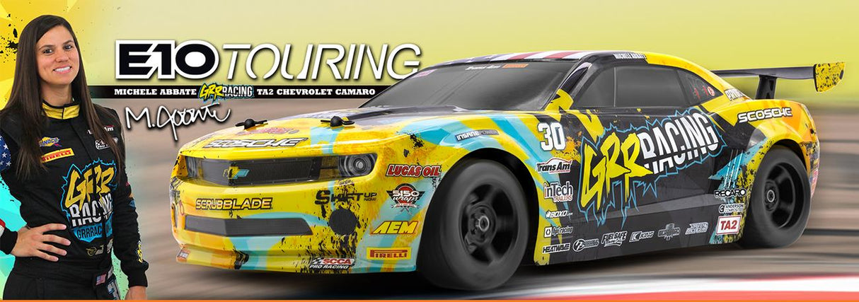 HPI E10 Touring GRRRacing Michele Abbate - TA2 Camaro - Ready to Run 4WD