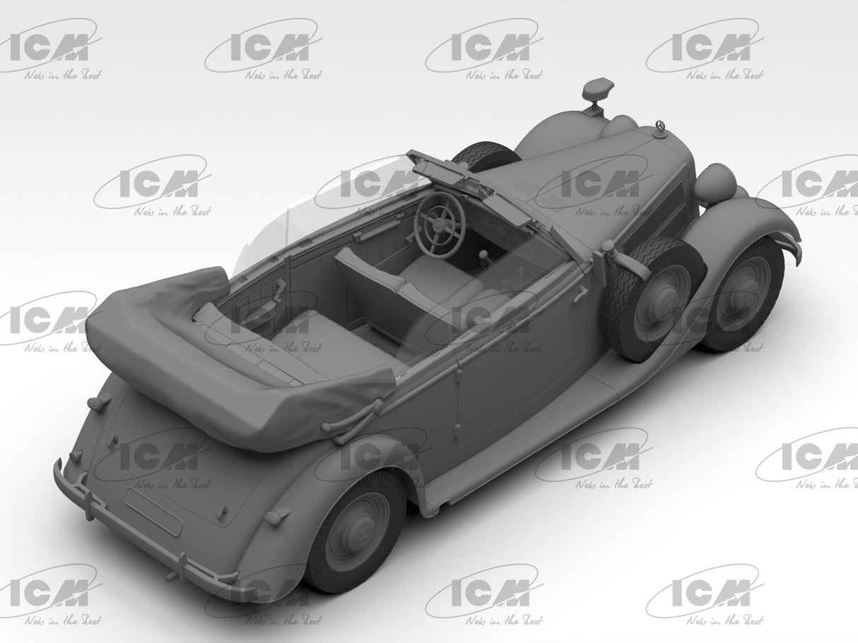 ICM 1/35 Type 320 (W142) Cabriolet WWII German Staff Car ICM35540