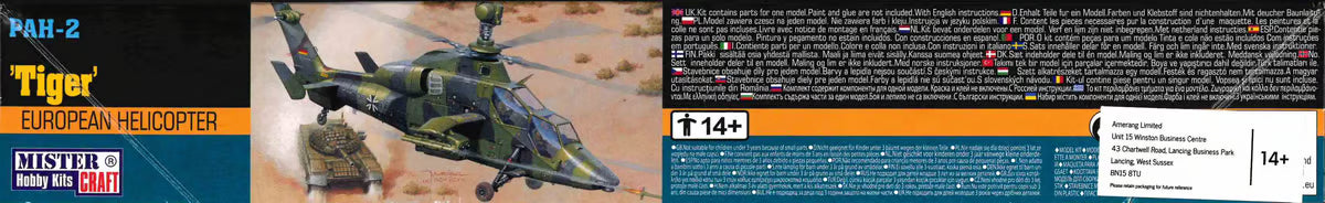 Mister Craft European Attack Helicopter PAH-2 Tiger Kit