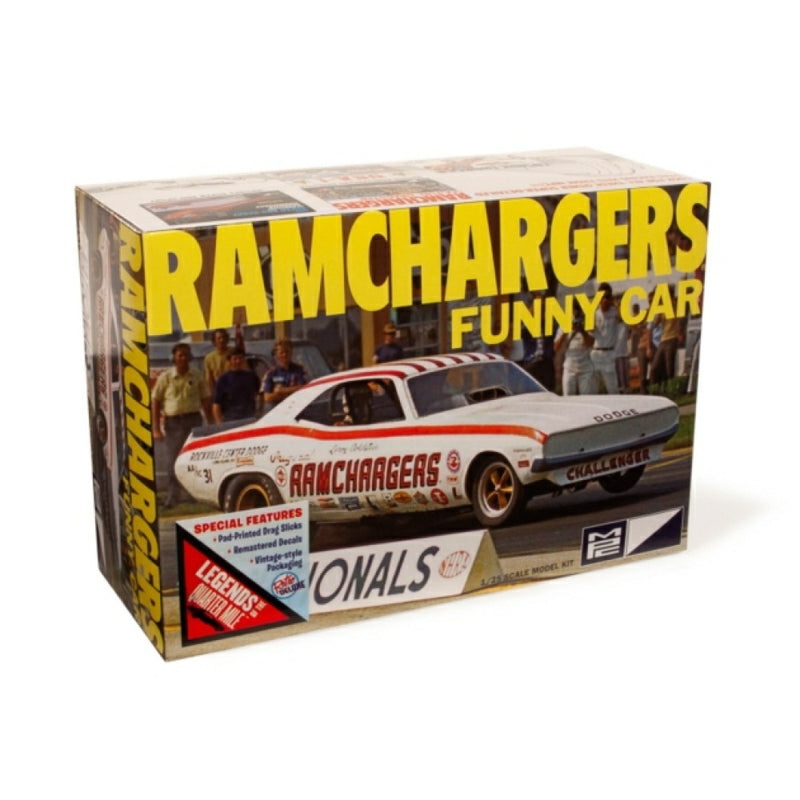 MPC 1/25 RAMCHARGERS DODGE CHALLENGER FUNNY CAR Kit MPC964