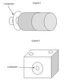 Model Radio Workshop 75mm Loud Speaker MRW42