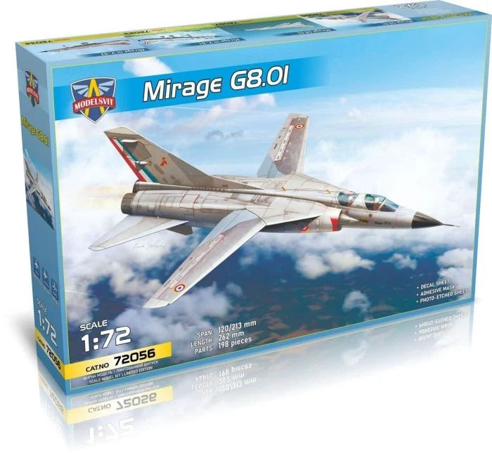 Modelsvit 1/72 Mirage G8.01 Kit 72056