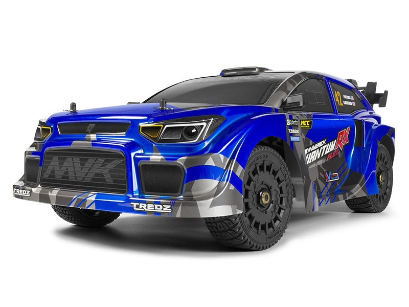 Maverick Quantum RX Flux 4S 1/8 4WD Rally Car - Blue