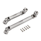 INJORA Center Drive Shaft Stainless Steel D-Shaped Hole Drive Shaft for SCX24 (Box 10)