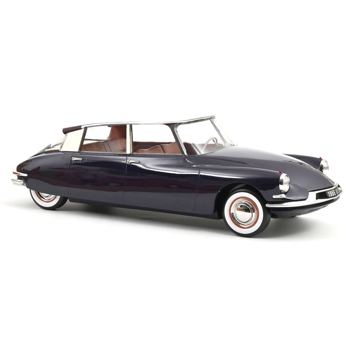 Norev 1/12 1955 Citroen DS19 - Purple and Champagne