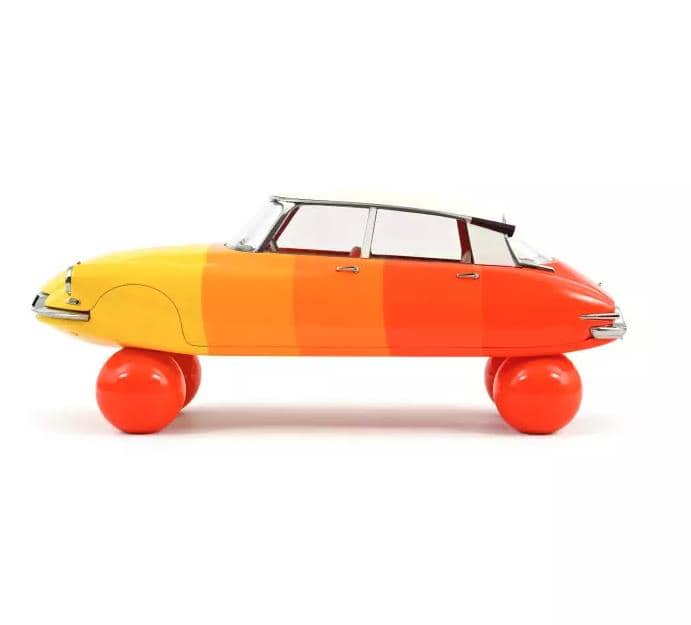 Norev 1/12 1959 Citroen DS 19 on balls Shades of Orange NV121581