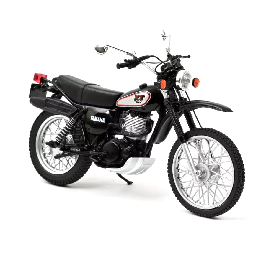 Norev 1/18 1988 Yamaha XT500 - Black and Silver