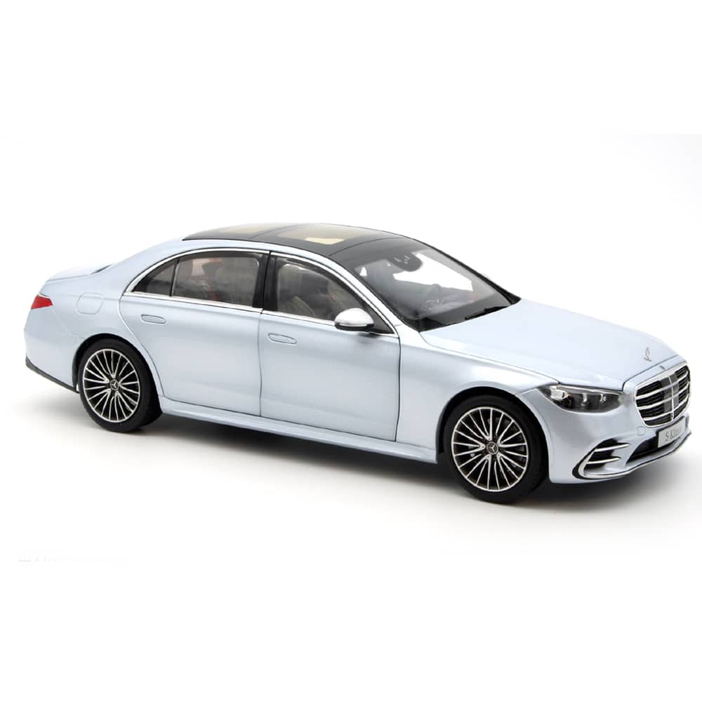 Norev 1/18 2021 Mercedes-Benz S-Class AMG-Line - Brillant Silver NV183805