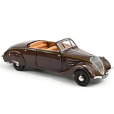 Norev Die Cast Collectables - 1:18 1937 Peugeot 402 Eclipse - Chocolate Brown