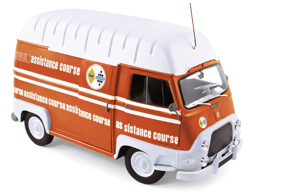 Norev Die Cast Collectables - 1:18 1968 Renault Estafette - Orange Assistance Course