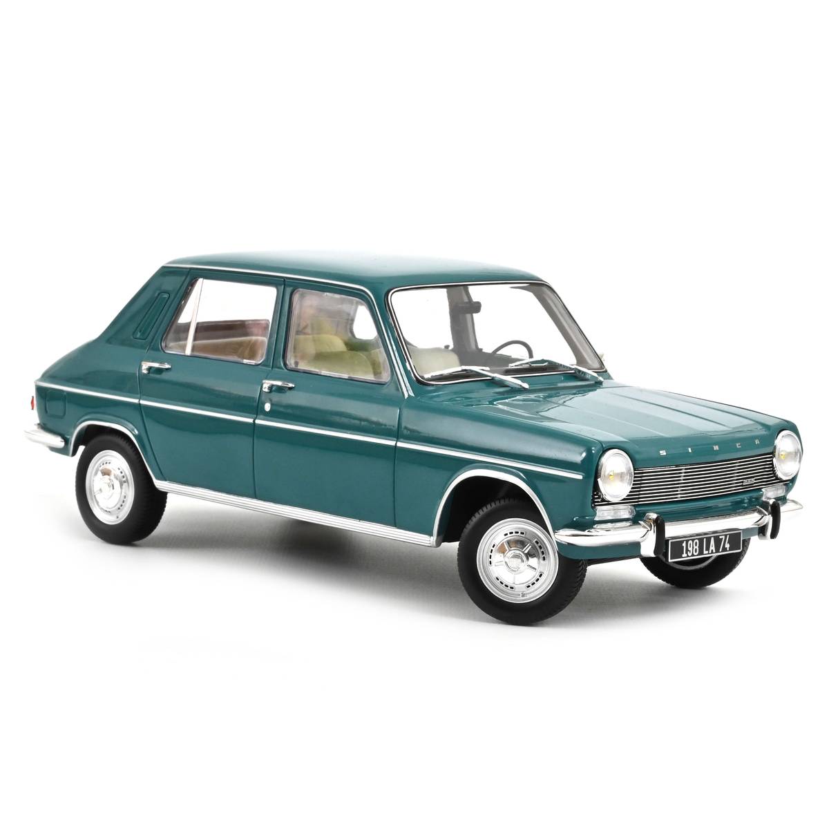 Norev Die Cast Collectables - 1:18 1968 Simca 1100 GLS - Borodine Green
