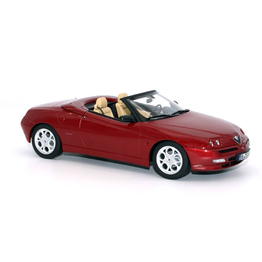 Norev 1/18 1999 Alfa Romeo Spider - Proteo Red Metallic NV187854