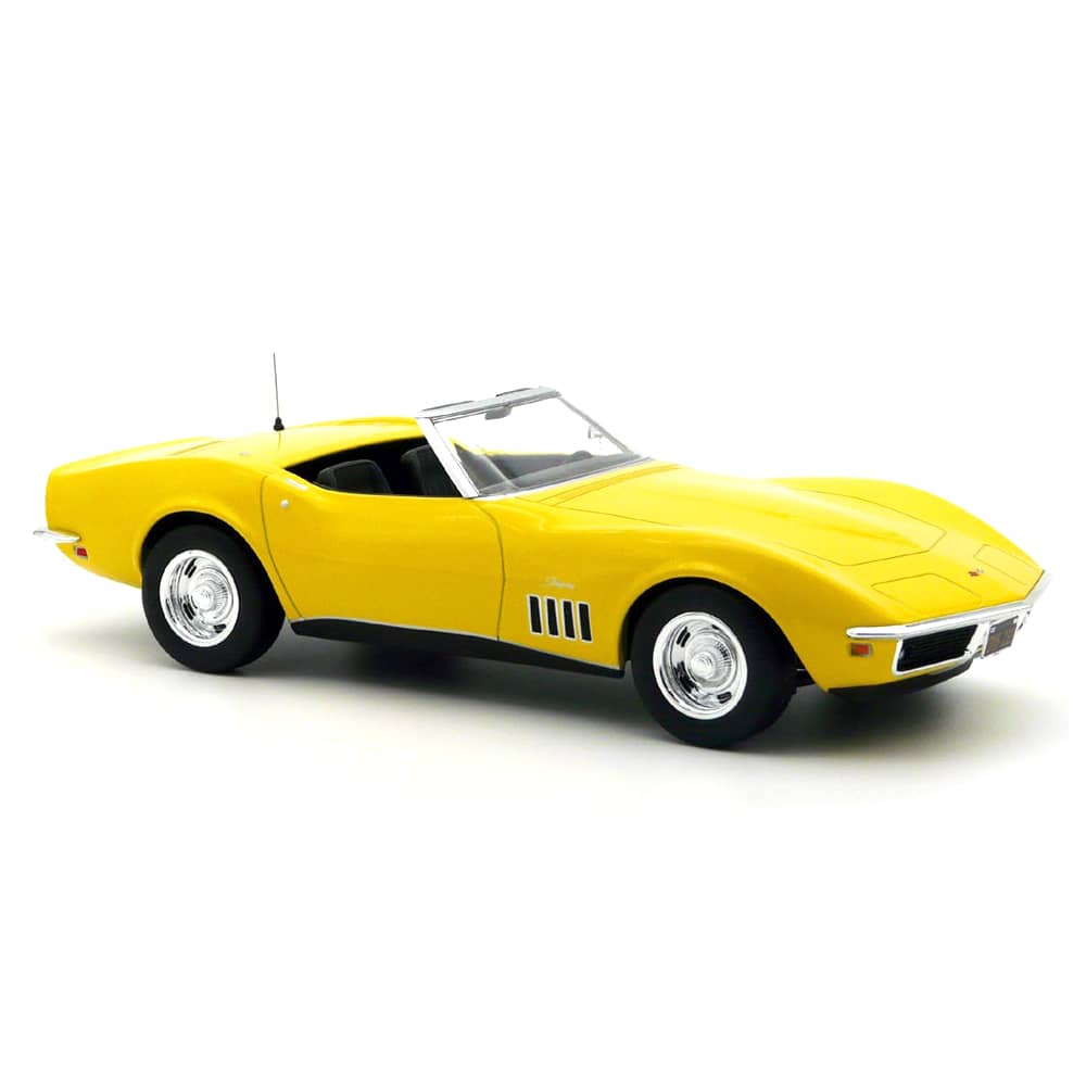 Norev 1/18 1969 Chevrolet Corvette Convertible - Daytona Yellow NV189039