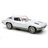 Norev 1/18 1963 Chevrolet Corvette Sting Ray - Sebring Silver NV189052