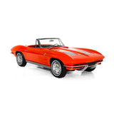 Norev 1/18 1963 Chevrolet Corvette Sting Ray Cabriolet - Riverside Red NV189056