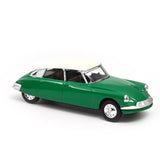 Norev 1/64 1958 Citroen DS 19  - Green with White Roof NV310528