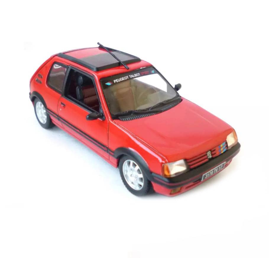 Norev 1/43 1991 Peugeot 205 GTI 1.9 Vallelunga Red with PTS NV471751