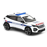 Norev Die Cast Collectables - 1:43 2024 Peugeot 2008  Police Municipale with red/white