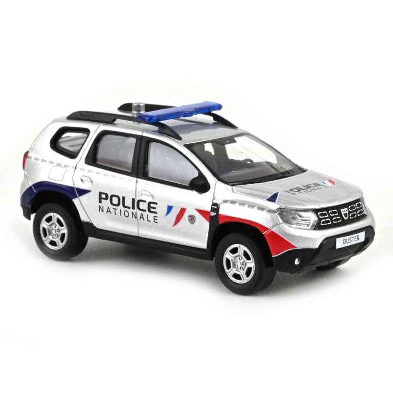 Norev Die Cast Collectables - 1:43 2021 Dacia Duster Police Nationale Silver