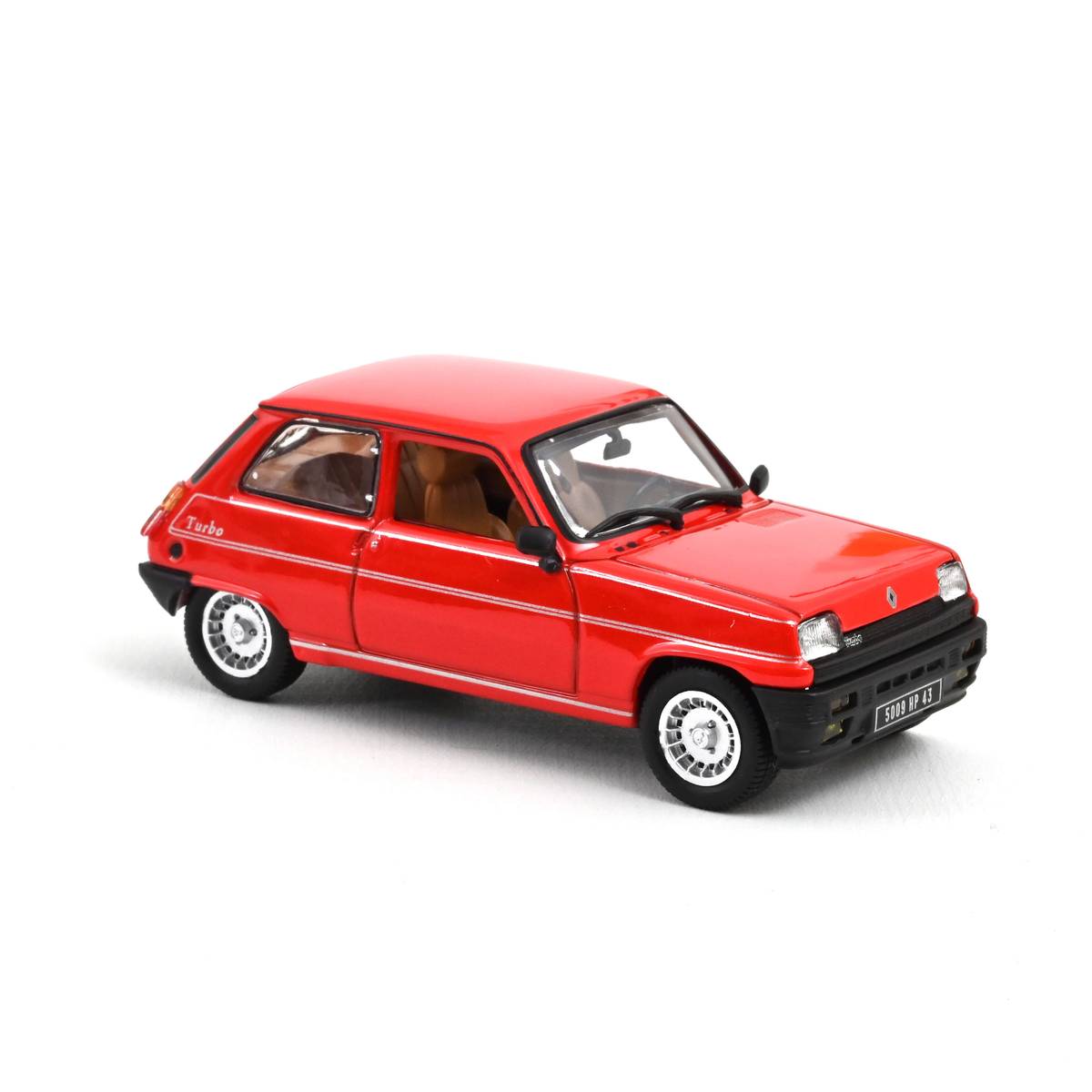 Norev Die Cast Collectables - 1:43 1983 Renault 5 Alpine Turbo - Red