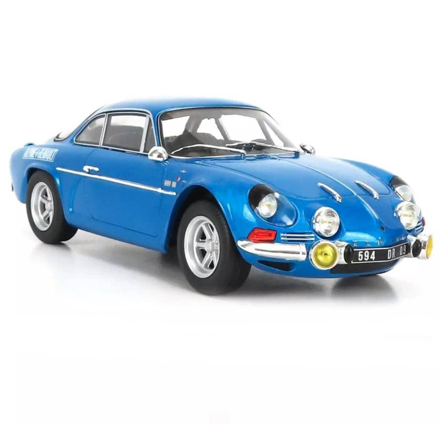 Norev 1/43 1973 Alpine A110 1600S Alpine Blue With Side Logo NV517826