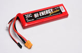 Hi-Energy 2S 3200mAh 30C Uni-RC Connector