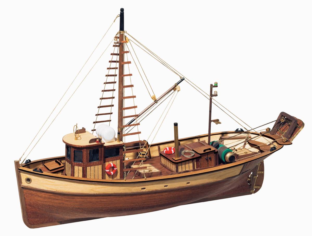OcCre 1/45 Palamos Wooden Boat Kit OC12000