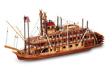 OcCre 1/80 Mississippi Paddle Steamer Wooden Boat Kit OC14003
