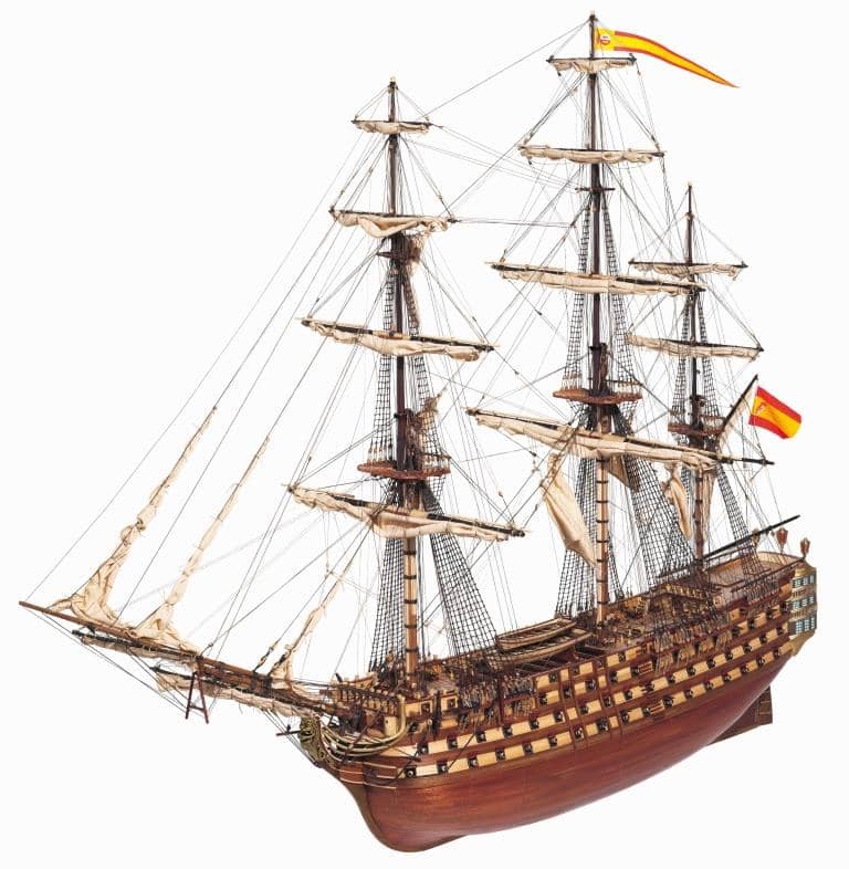 OcCre 1/90 Santisima Trinidad Wooden Boat Kit OC15800