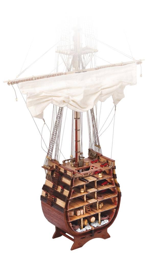 OcCre 1/90 Santisima Trinidad Cross Section Wooden Boat Kit OC16800