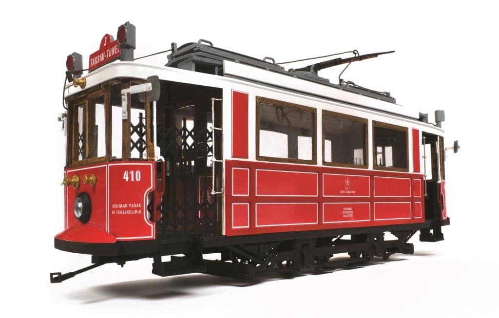 OcCre 1/24 Istanbul Tram Wooden Model Kit OC53010