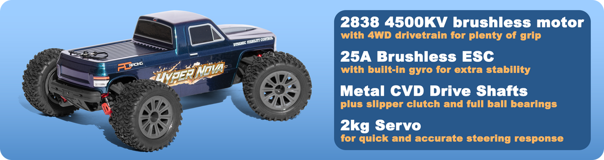 PD RACING Hyper Nova 2S RC Truck - Expected mid October